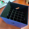 Coroplast box with dividers