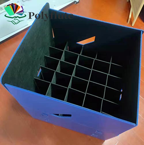 Custom Various Eco-friendly Corflute Box With Dividers
