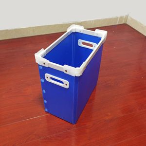 corrugated plastic box with frames