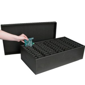 correx box with dividers