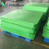 green coroplast layer pads