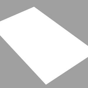 white polypropylene sheet