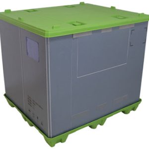 collapsible plastic pallet box