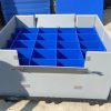 Plastic gaylord pallet container