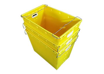 corrugated plastic tote