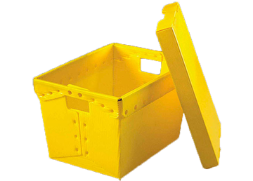 corrugated plastic tote