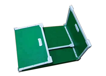 Foldable Corrugated Plastic Boxes with Frames