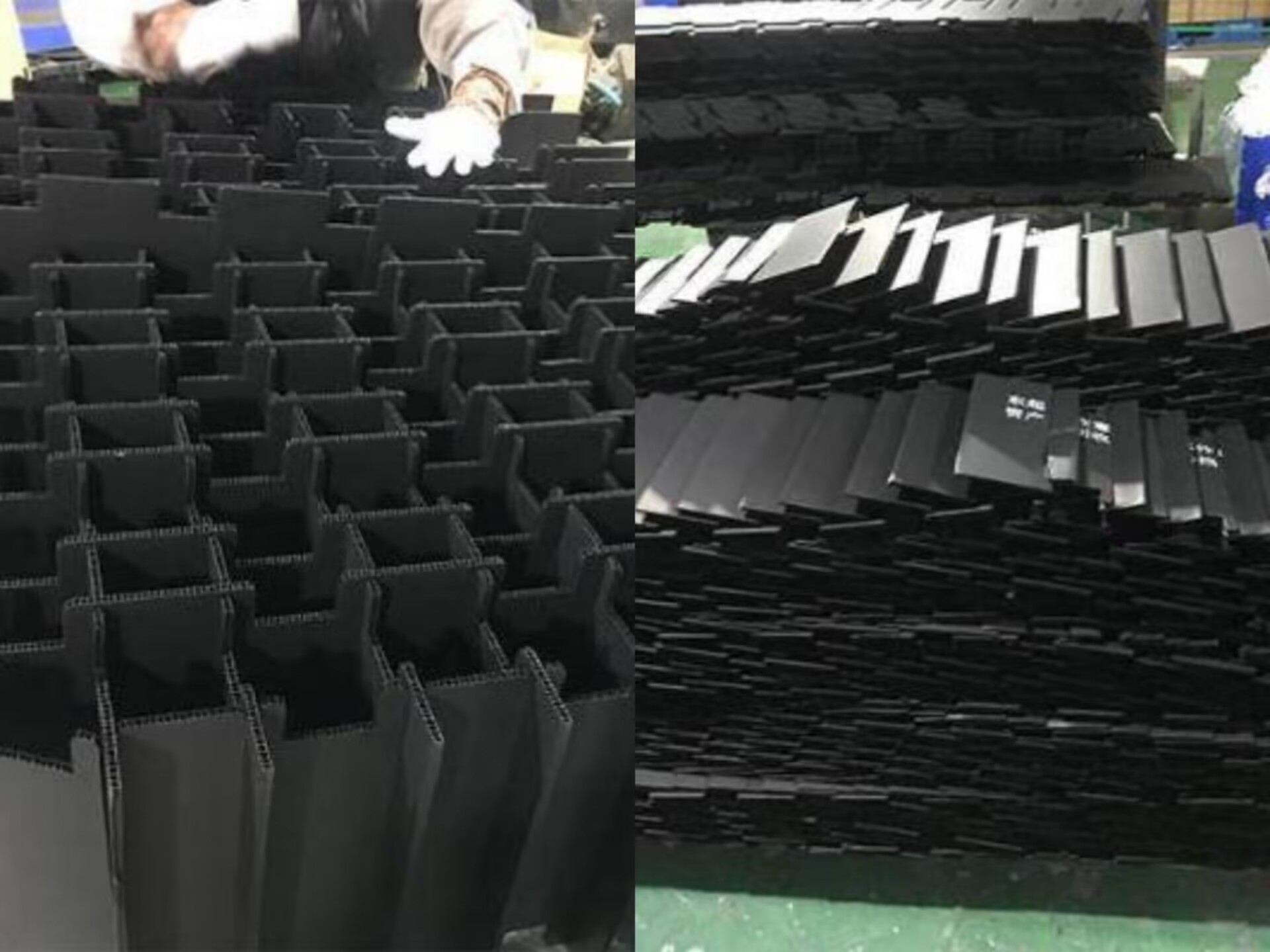 corrugated plastic divider